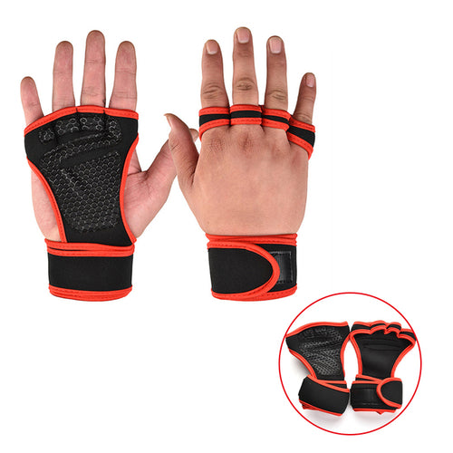 New 1 Pair Weight Lifting Training Gloves Women Men Fitness Sports